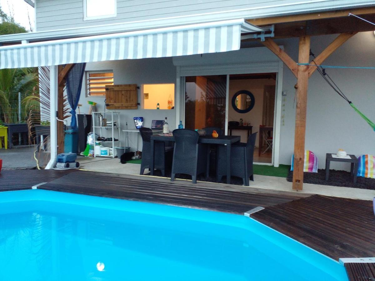 Chambre Chez L'Habitant Avec Piscine Privative Et Vue Panoramique Sur La Mer Des Caraibes Desmarinieres Экстерьер фото